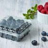 Empaque para frutas y hortalizas con sistema de ventilación, ideal para conservar, proteger y exhibir los alimentos frescos por más tiempo.