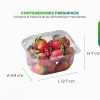 cota-freshpack-12oz-rectagular.jpg Empaque para frutas y hortalizas con sistema de ventilación, ideal para conservar, proteger y exhibir los alimentos frescos por más tiempo.